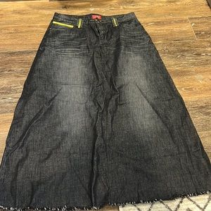 Style J denim skirt